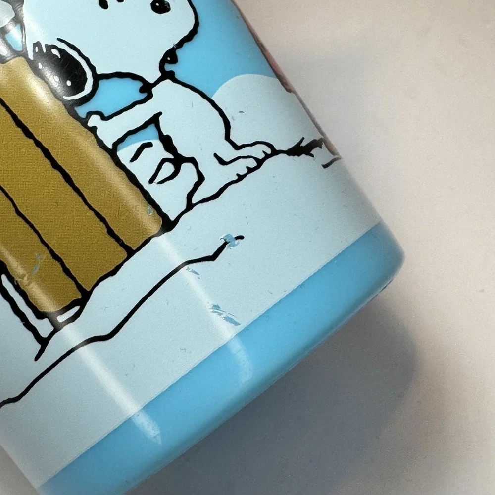 Zak! Peanuts Classic 12oz / 35ml Tumbler Cup Mug w/ Lid Snoopy Charlie Brown EUC